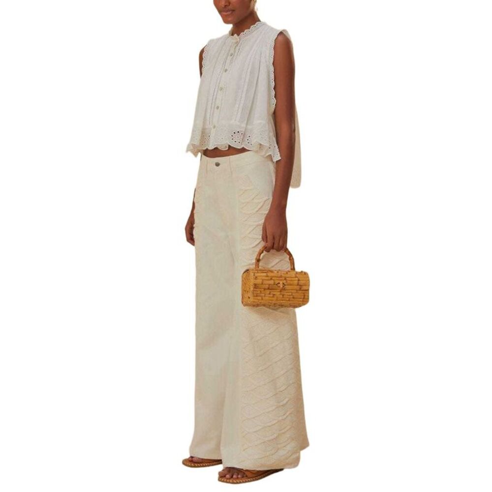 Farm Rio Womens Crochet Pant